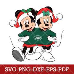 New York Jets_mickey christmas 11,NFL SVG, Mickey NFL SVG DXF EPS PNG Files, Cricut, File cut