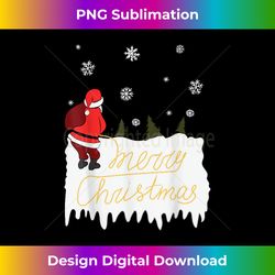 Peeing Santa Merry Christmas Ugly Christmas Xmas - Eco-Friendly Sublimation PNG Download - Elevate Your Style with Intricate Details