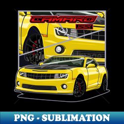 Camaro SS - Elegant Sublimation PNG Download - Enhance Your Apparel with Stunning Detail