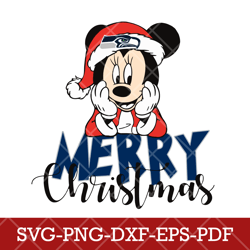 Seattle Seahawks_mickey christmas 1,NFL SVG, Mickey NFL SVG DXF EPS PNG Files, Cricut, File cut
