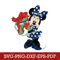 Seattle Seahawks_mickey christmas 8,NFL SVG, Mickey NFL SVG DXF EPS PNG Files, Cricut, File cut