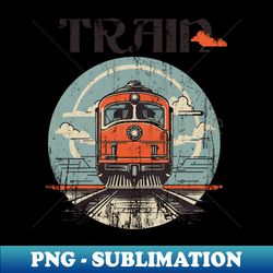 Vintage Train Vector Design - PNG Transparent Digital Download File for Sublimation - Defying the Norms