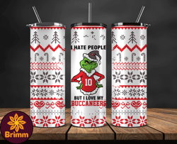 Tampa Bay Buccaneers Christmas Tumbler Png, NFL Merry Christmas Png, NFL, NFL Football Png 103