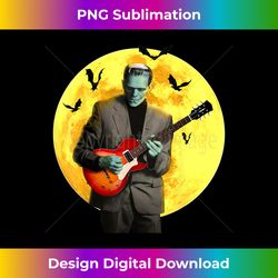 Frankenguitar Frankenstein Plays Electric Guitar Halloween - Luxe Sublimation PNG Download - Ideal for Imaginative Endeavors