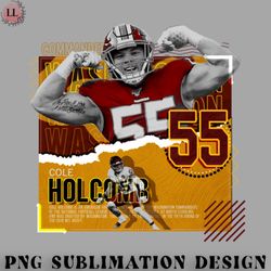 football png cole holcomb football paper poster commanders