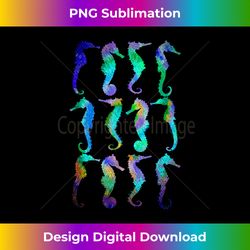 tie dye sea fish aquarium underwater ocean animal seahorse - bohemian sublimation digital download - immerse in creativity with every design