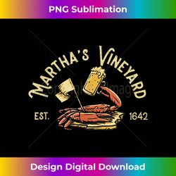 Martha's Vineyard Massachusetts T-Shirt Vintage Beach Mass - Eco-Friendly Sublimation PNG Download - Channel Your Creative Rebel