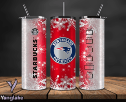 New England Patriots Christmas Tumbler Png, NFL Merry Christmas Png, NFL, NFL Football Png 54