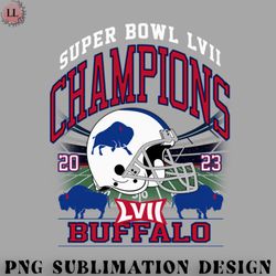 Football PNG Buffalo Super Bowl Champions 2023