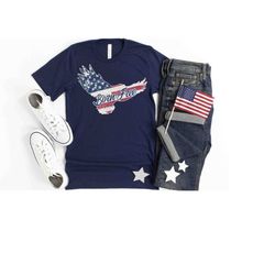 4th of July Shirt, Born To Be Free Shirt, Patriotic Shirt, Eagle Shirt, Freedom Tour 1776
