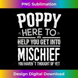 poppy tee shirt from grandchildren funny grandfather poppy - edgy sublimation digital file - striking & memorable impressions