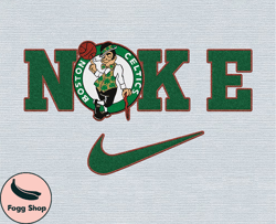 Nike Boston Celtics Svg, Stitch Nike Embroidery Effect, NBA Logo, Basketball Svg, NBA, Nike Nba Design 18