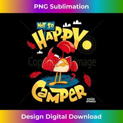 Angry Birds Summer Madness Not So Happy Camper - Edgy Sublimation Digital File - Access the Spectrum of Sublimation Artistry