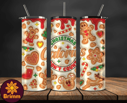 Grinchmas Christmas 3D Inflated Puffy Tumbler Wrap Png, Christmas 3D Tumbler Wrap, Grinchmas Tumbler PNG 89