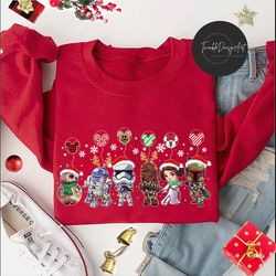 Star Wars Christmas Shirt, Disney Christmas Tee, Xmas Disney Group Shirt, Christmas party 2023 shirt, Disneyland Christm