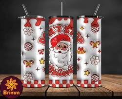 Grinchmas Christmas 3D Inflated Puffy Tumbler Wrap Png, Christmas 3D Tumbler Wrap, Grinchmas Tumbler PNG 147