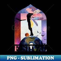 The Festival Love - PNG Sublimation Digital Download - Perfect for Creative Projects