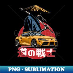Warrior of the road Supra A90 - Elegant Sublimation PNG Download - Transform Your Sublimation Creations
