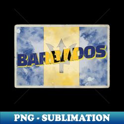 Barbados Vintage style retro souvenir - Exclusive Sublimation Digital File - Enhance Your Apparel with Stunning Detail