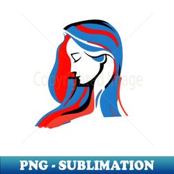 Artsy Beauty Side View - Exclusive Sublimation Digital File - Fashionable and Fearless