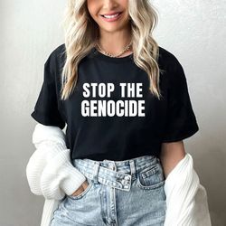 Stop The Genocide, Free Palestine T-shirt