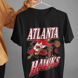 Atlanta Hawk Looney Tunes, Vintage Atlanta Hawk Shirt, Hawks Sweater