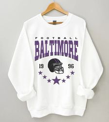 Baltimore Football Sweatshirt, Vintage Style Baltimore Football Crewneck, Football Sweatshirt