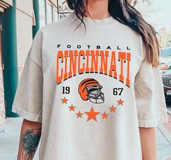 Cincinnati Football Sweatshirt, Vintage Style Cincinnati Football Crewneck, Football Sweatshirt