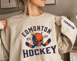 Edmonton Hockey Sweatshirt, Edmonton Hockey Sweatshirt, Edmonton Hockey Gifts