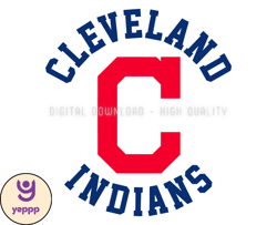 Cleveland Indians, Baseball Svg, Baseball Sports Svg, MLB Team Svg, MLB, MLB Design 107