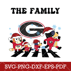 Georgia Bulldogs_NCAA Bluey 3,SVG,DXF,EPS,PNG,digital download,NCAA cricut,Bluey Svg,Bluey svg files
