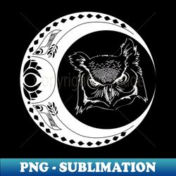 Owl and Moon - Digital Sublimation Download File - Spice Up Your Sublimation Projects