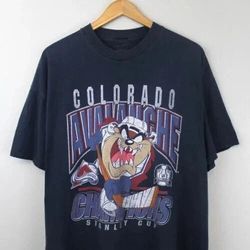 Vintage 90s Colorado Avalanche Looney Tunes shirt, NHL Shirt, Sport Shirt
