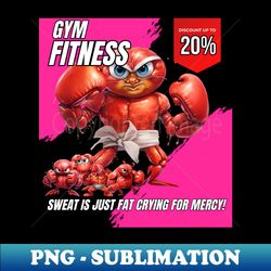 Red Crabs Fitness - Signature Sublimation PNG File - Bring Your Designs to Life