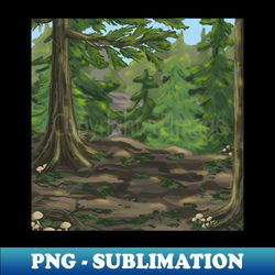 Green Woods - High-Quality PNG Sublimation Download - Add a Festive Touch to Every Day