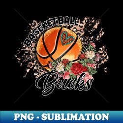 aesthetic pattern bucks basketball gifts vintage styles - aesthetic sublimation digital file - spice up your sublimation projects