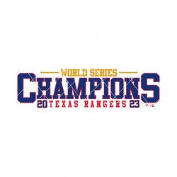 Vintage World Series Champions Texas Rangers SVG File