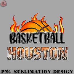 basketball png classic basketball design houston personalized proud name