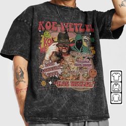 Koe Wetzel Music Shirt, Hell Paso Album Vintage Graphic Y2K 90s