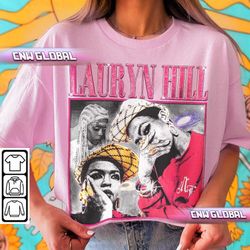 Lauryn Hill Rap Shirt, 25th Anniversary The Miseducation of Lauryn Hill World Tour 2023 Vintage 90s Y2K