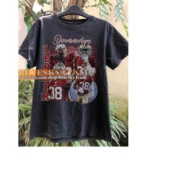 Vintage 90s Graphic Style Deommodore Lenoir T-Shirt, Deommodore Lenoir shirt, Vintage Oversized Sport Tee, American Foot