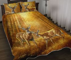 Hunting Deer 3D All Over Printed Bed Set
