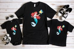 Disney Little Mermaid Shirts, Disneyworld Black Girl Magic Shirts, Disneyland Queen Ariel Mermaid Shirt, Gift For Her, M