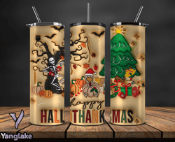 Grinchmas Christmas 3D Inflated Puffy Tumbler Wrap Png, Christmas 3D Tumbler Wrap, Grinchmas Tumbler PNG 10