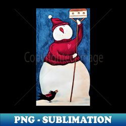 Mr Snowman - Signature Sublimation PNG File - Instantly Transform Your Sublimation Projects