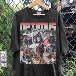 Optimus Prime Movie Shirt, Optimus Prime Autobot 90S Y2K Vintage Retro Bootleg