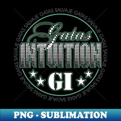 GIRL INTUITION - Retro PNG Sublimation Digital Download - Vibrant and Eye-Catching Typography