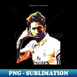 Sergio Ramos - PNG Transparent Sublimation File - Perfect for Sublimation Mastery