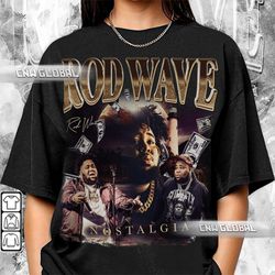 Rod Wave Nostalgia 90s Rap Music Shirt, Bootleg Vintage Y2K Sweatshirt