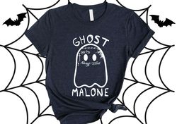 Ghost Malone, Halloween Ghost Shirt, Funny Ghost Halloween Shirt, Halloween Ghost Gift, Halloween Matching Shirt, Cute G